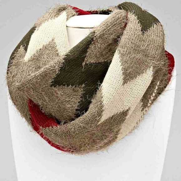 Boutique Accessories - Chevron Snug Infinity Scarf