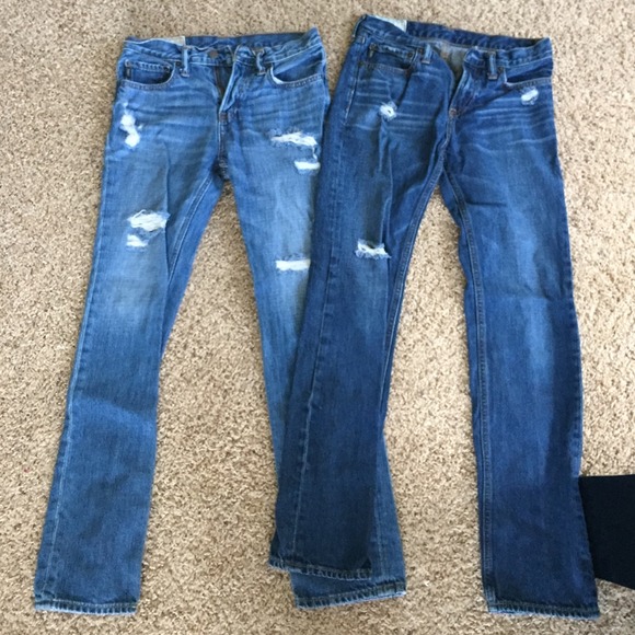 Boys Abercombie Destroyed Jeans