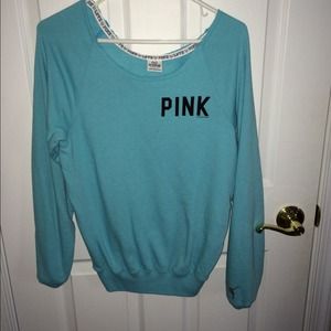 Turquoise sweat shirt from Victoria Secrets