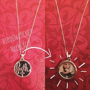 Sweet & simple "FAITH" hidden locket! 🙏