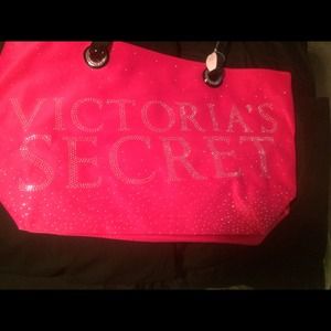 Large tote by Victoria Secret hot pink