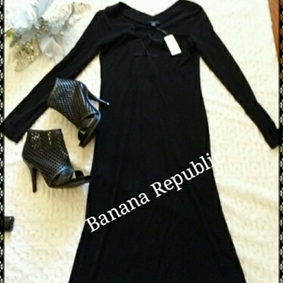 💕HP💕Banana Republic black dress