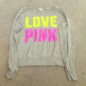 Love pink long sleeve