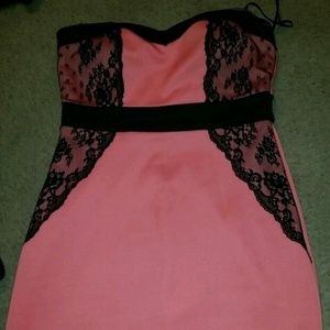 Sexy orangish coral dress