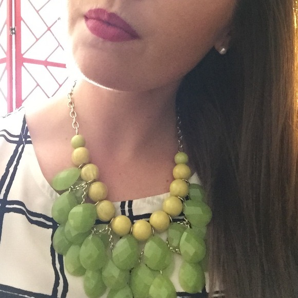 Green Statement Necklace