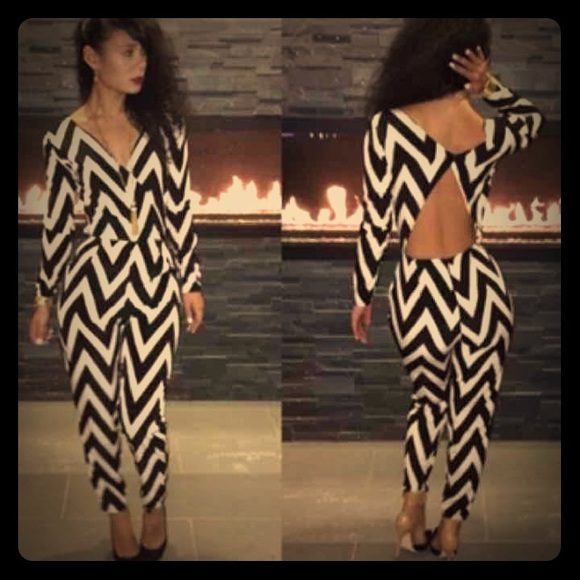 Chevron Jumpsuit