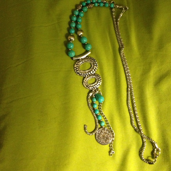 Beautiful vintage long boho necklace