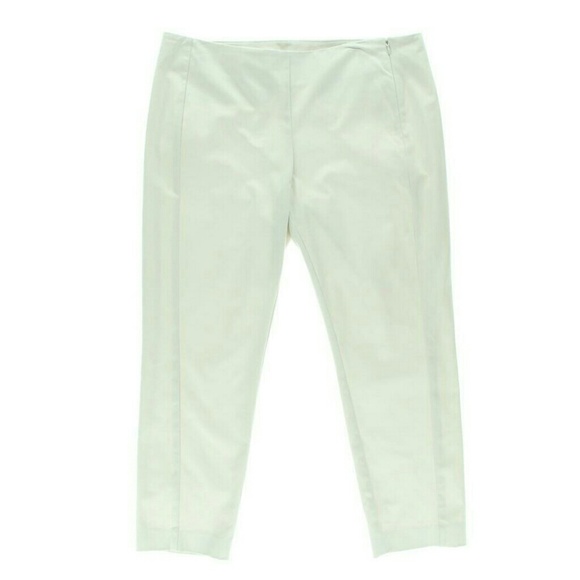 DKNY Pants - NWT - DKNY Tan Solid Cropped Casual Pants Size 14