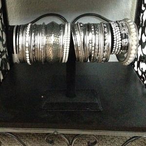 Silver bracelets