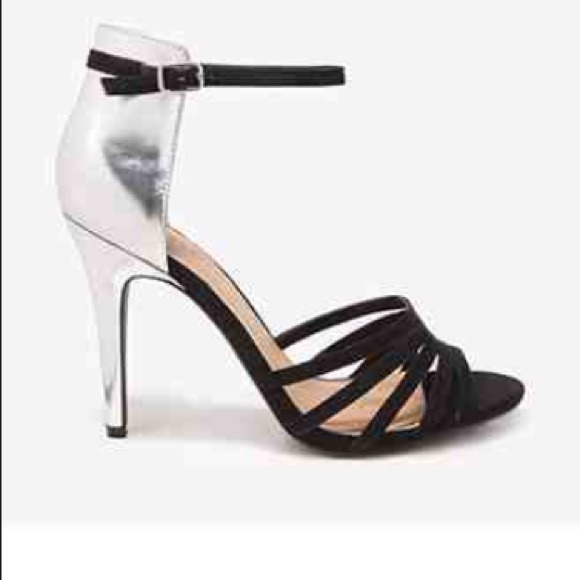 Metallic Heel Strappy Sandals*NEW, Never Worn*NWOT