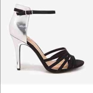 Metallic Heel Strappy Sandals*NEW, Never Worn*NWOT