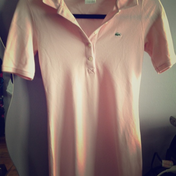 Lacoste stretch pique polo dress