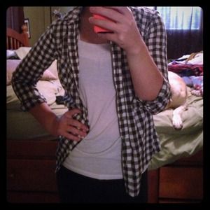 Checkered button up!