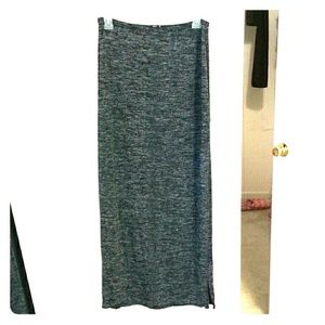 Double sided split skirt