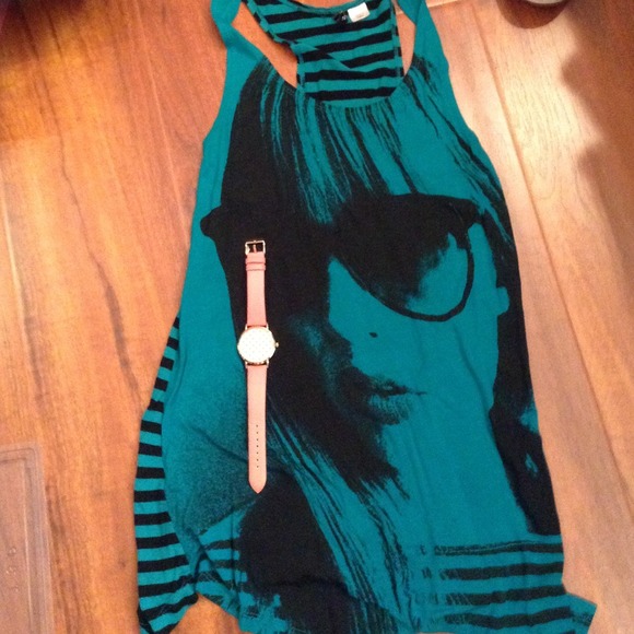Bundle long shirt and watch brand new watch