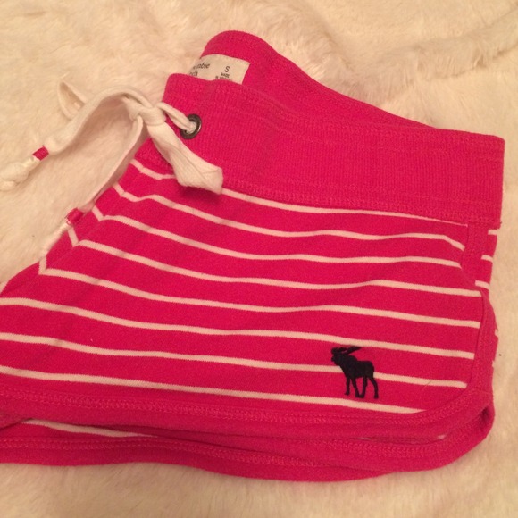 A&F Pink Lounge Shorts