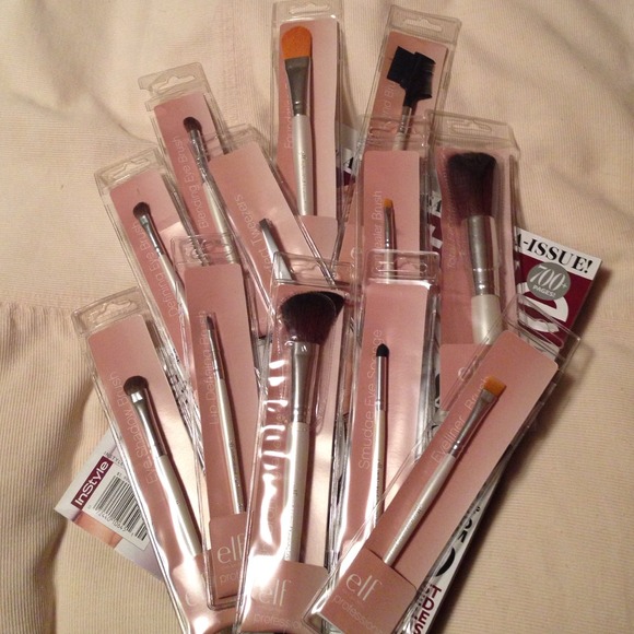 RESERVED for katerbug08 Lot of ELF Makeup Brushes