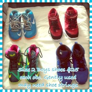 Size 2 boys shoes