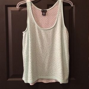 Wet Seal Light Seafoam Green tank