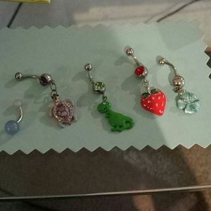 Belly ring budle