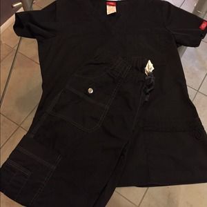 Dickies Black Scrubs