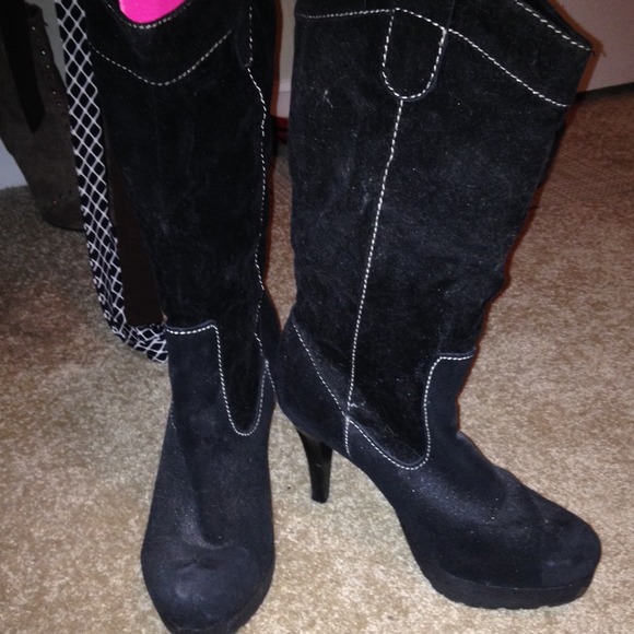 Never work back boots.