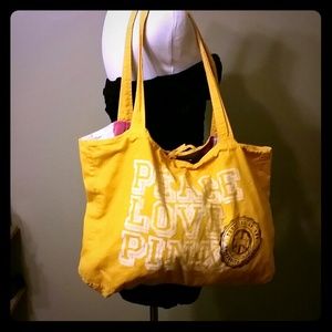 Victoria Secret Yellow Beach Bag