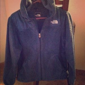North Face Jacket with Hood! Very Soft fleece!