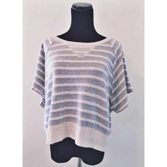 **SOLD** Testament Loose Striped Sweatshirt Size L