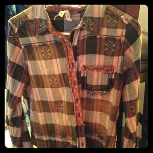 free people "hitchhiker" flannel!