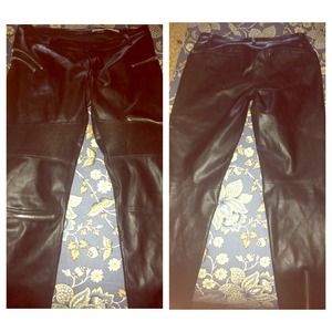 Zara leather pants