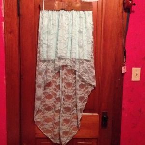 Blue Lace Skirt