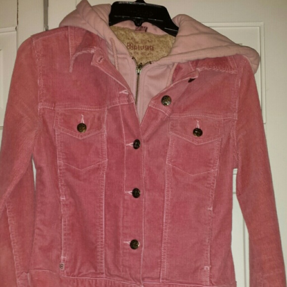 Corduroy Jacket w/ Hoodie