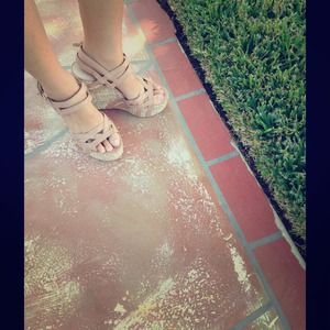 Nine West Strappy Platform Sandals