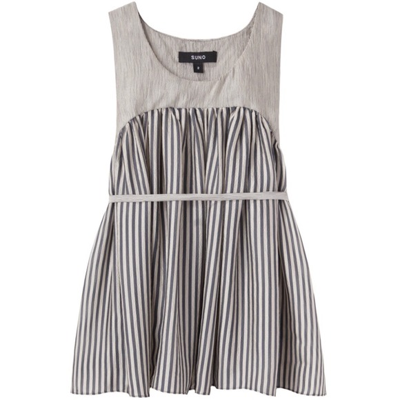 Suno Yoke Pleated Tank - Picture 1 of 4