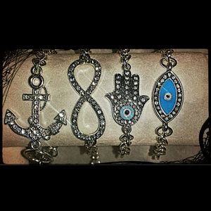 Pendant Chain Bracelets.