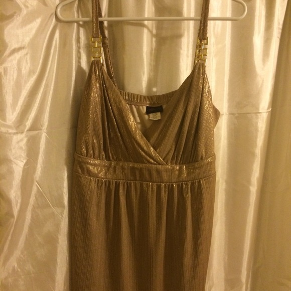 Glittery gold cami