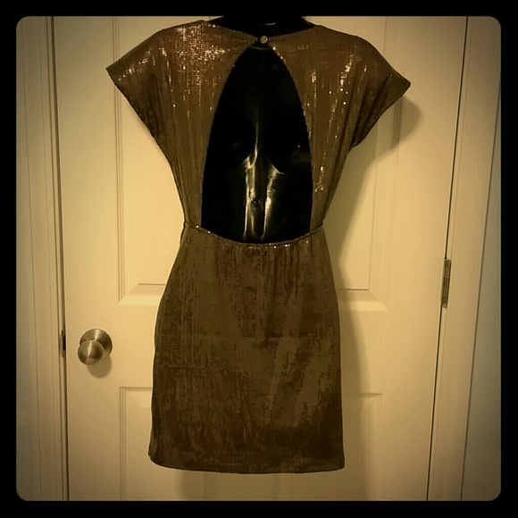 Open back sequin dress - Picture 1 of 4
