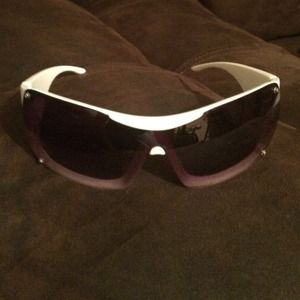 White with partial black sunglasses.