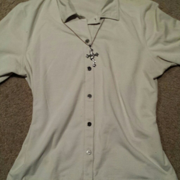 Button up jersey jacket/top