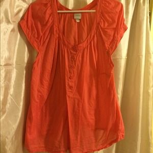 💟 Sold in bundle - Lightweight coral top