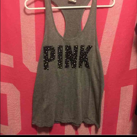 VS PINK Bling over sized tank