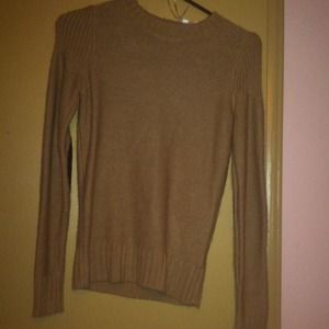 Tan long sleeve Forever 21 sweater