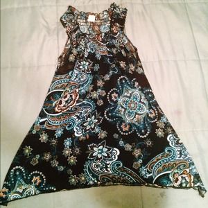 Multi colored tank shirt