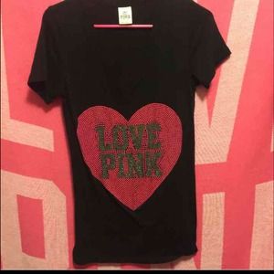 VS PINK Fashion show bling tee