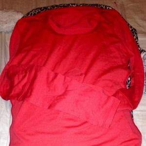 Red lulu turtleneck