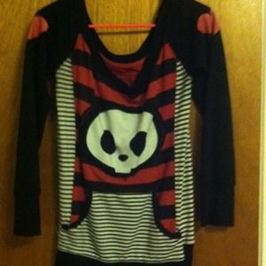 Skelanimals off the shoulder sweater.