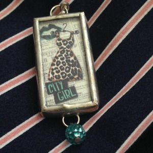 *PRICE REDUCED*  Double-sided necklace pendant