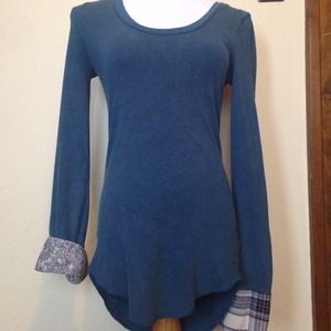 🚫SOLD🚫Free People Blue Hyperactive Cuff Thermal