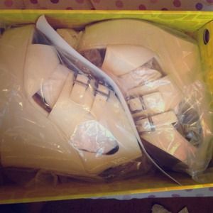 Stone colored Wedges from Charlotte Russe.